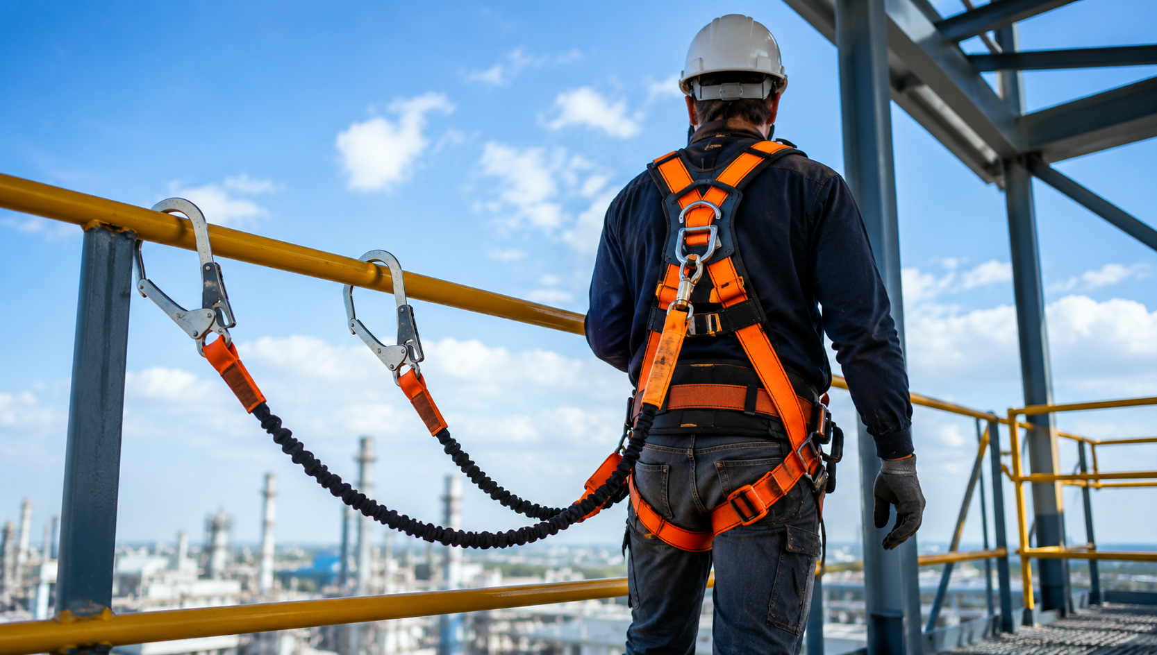 The Importance of Using a Double Lanyard Safety Harness in the Workplace
