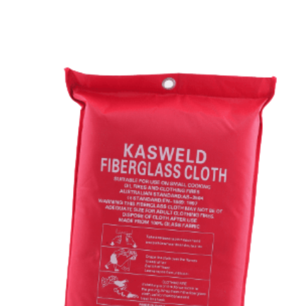 FIRE BLANKET FIBER GLASS  0.50 MM X 1.2 M X 1.8 M COLOR WHITE BAG  TYPE