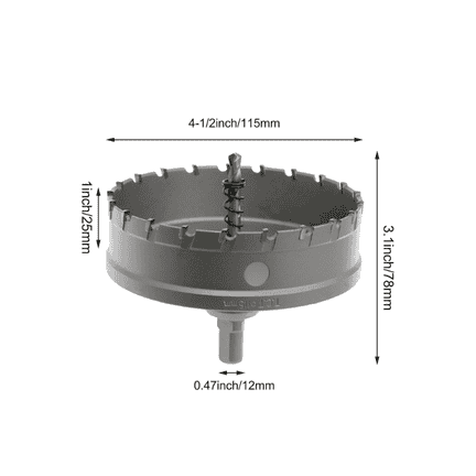TCT HOLE SAW  115 MM