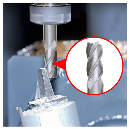 HSS ENDMILL, 4FLUTE  3x6x8x52