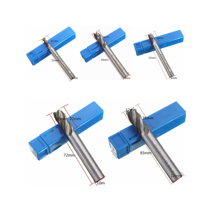 HSS ENDMILL, 4FLUTE  4x6x11x55