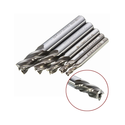 HSS ENDMILL, 4FLUTE  4x6x11x55
