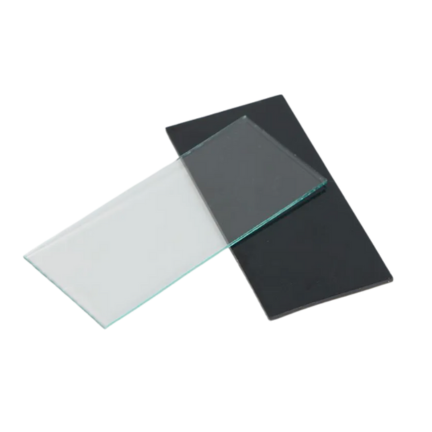 "PC COVER GLASS FOR WELDING HELMET SIZE: 108X50X1.2MM "