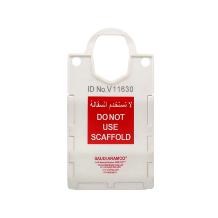 SCAFFOLDING TAG HOLDER