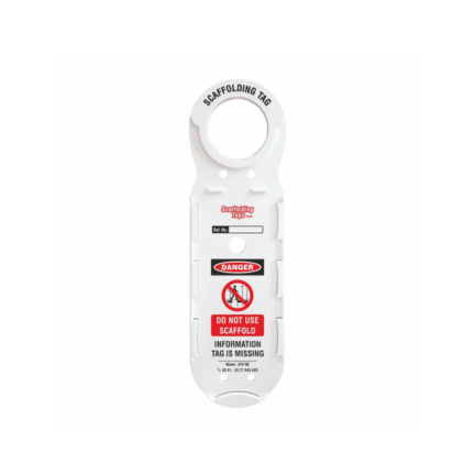 SCAFFOLDING TAG AND HOLDER SHAPE :ROUND