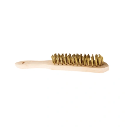 WIRE BRUSH 4ROW HAND SCRATCH - BRASS