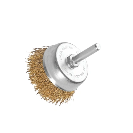 CIRCULAR  WIRE BRUSH WITH SHANK 2"CRIMPED