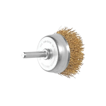 CIRCULAR  WIRE BRUSH WITH SHANK 2"CRIMPED