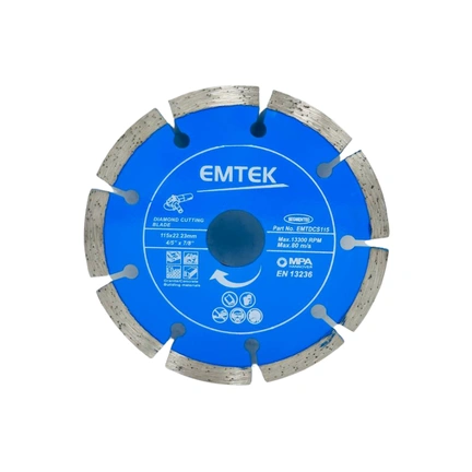 DIAMOND SAW BLADE COLD PRESSED 4" SEGMENTED