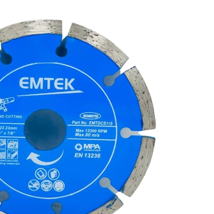 DIAMOND SAW BLADE COLD PRESSED 4.5" SEGMENTED