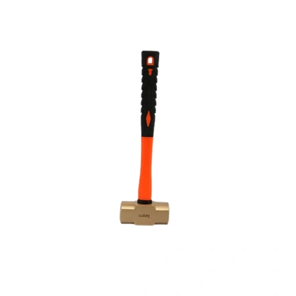 HAMMER BRASS SLEDGE RUBBER HANDLE 1 LB