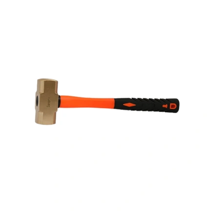 HAMMER BRASS SLEDGE RUBBER HANDLE 8 LB