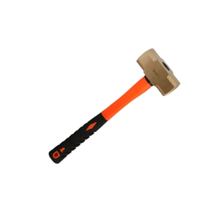 HAMMER BRASS SLEDGE RUBBER HANDLE 2 LB