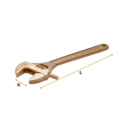 NON SPARKING ADJUSTABLE WRENCH 10