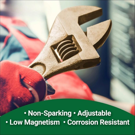 NON SPARKING ADJUSTABLE WRENCH 15