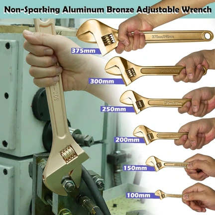 NON SPARKING ADJUSTABLE WRENCH 24"
