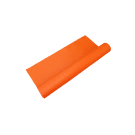 FIRE BLANKET PVC COATED 0.45MM X 2MTR X 50MTR ORANGE COLOUR