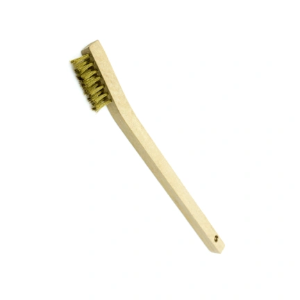 TOOTH TYPE WOODEN HANDLE WIRE BRUSH- CARBON STEEL