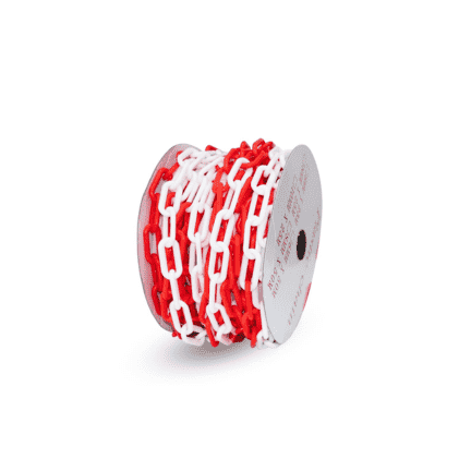 WARNING CHAIN PLASTIC 8MM X 25 MTR