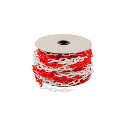 WARNING CHAIN PLASTIC 8MM X 50 MTR