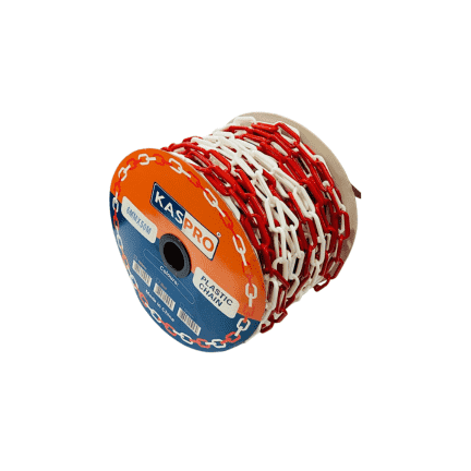 WARNING CHAIN PLASTIC 8MM X 50 MTR