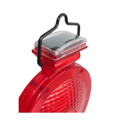 SOLAR WARNING LIGHT TRAFFIC CONE- WL016-RED COLOR