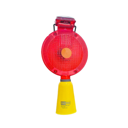 SOLAR WARNING LIGHT TRAFFIC CONE- WL016-RED COLOR