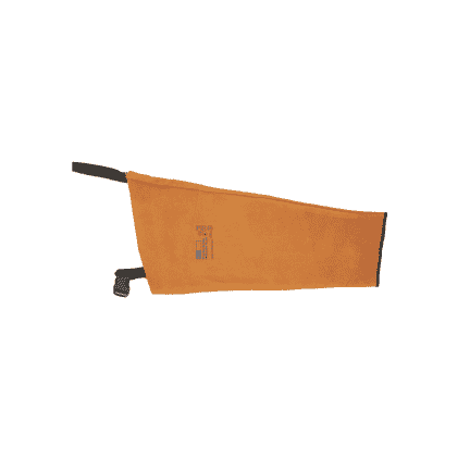 WELDING GLOVES GOLDEN COLOR WITH PIPING - 14" LONG